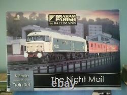 GRAHAM FARISH'N' GAUGE 370-130'THE NIGHT MAIL' TRAIN SET used