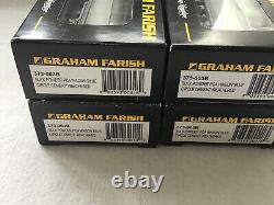 GRAHAM FARISH N GAUGE 373-003B JOB LOT OF 4x BLUE CIRCLE PCA WAGONS (WEATHERED)