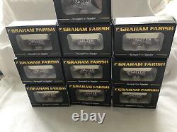 GRAHAM FARISH N GAUGE JOB LOT OF 10x 377-150 A J SALTER 8 PLANK WAGONS