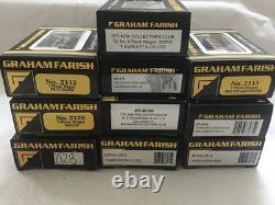 GRAHAM FARISH N GAUGE JOB LOT OF 10x VARIOUS PRIVATE OWNER WAGONS BOXED
