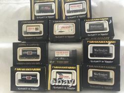 GRAHAM FARISH N GAUGE JOB LOT OF 11x PRIVATE OWNER BOX VANS / WAGONS BOXED