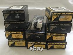 GRAHAM FARISH N GAUGE JOB LOT OF 11x PRIVATE OWNER BOX VANS / WAGONS BOXED