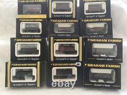 GRAHAM FARISH N GAUGE JOB LOT OF 12x VARIOUS MINERL / ORE WAGONS BOXED