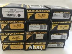 GRAHAM FARISH N GAUGE JOB LOT OF 12x VARIOUS MINERL / ORE WAGONS BOXED