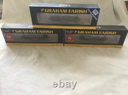 GRAHAM FARISH N GAUGE JOB LOT OF 3x VARIOUS QUEEN MARY BRAKE VANS TMC /N SOCIETY