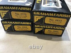 GRAHAM FARISH N GAUGE JOB LOT OF 4x MK1/MK2 SCOTRAIL COACHES