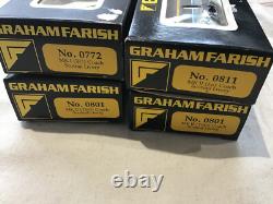 GRAHAM FARISH N GAUGE JOB LOT OF 4x MK1/MK2 SCOTRAIL COACHES