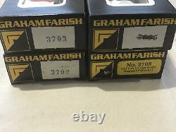 GRAHAM FARISH N GAUGE JOB LOT OF 4x VARIOUS 100 TON TANKER WAGONS