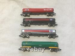 GRAHAM FARISH N GAUGE JOB LOT OF 4x VARIOUS 100 TON TANKER WAGONS