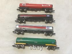 GRAHAM FARISH N GAUGE JOB LOT OF 4x VARIOUS 100 TON TANKER WAGONS