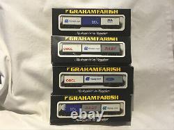 GRAHAM FARISH N GAUGE JOB LOT OF 4x VARIOUS BOGIE WAGONS WITH 20ft CONTAINERS