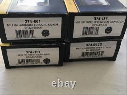 GRAHAM FARISH N GAUGE JOB LOT OF 4x VARIOUS BR MK1 MAROON COACHES