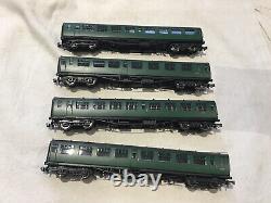 GRAHAM FARISH N GAUGE JOB LOT OF 4x VARIOUS BULLEID BR GREEN COACHES BOXED