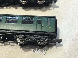 GRAHAM FARISH N GAUGE JOB LOT OF 4x VARIOUS BULLEID BR GREEN COACHES BOXED