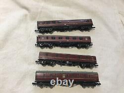 GRAHAM FARISH N GAUGE JOB LOT OF 4x VARIOUS MAROON / CRIMSON LAKE COACHES