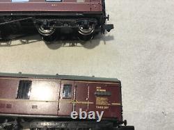 GRAHAM FARISH N GAUGE JOB LOT OF 4x VARIOUS MAROON / CRIMSON LAKE COACHES