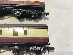 GRAHAM FARISH N GAUGE JOB LOT OF 4x VARIOUS MK1 CRIMSON & CREAM COACHES