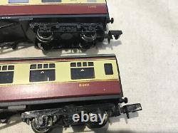 GRAHAM FARISH N GAUGE JOB LOT OF 4x VARIOUS MK1 CRIMSON & CREAM COACHES
