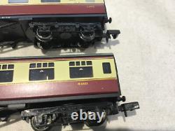 GRAHAM FARISH N GAUGE JOB LOT OF 4x VARIOUS MK1 CRIMSON & CREAM COACHES
