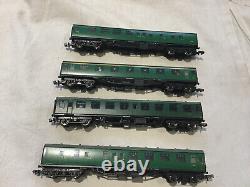 GRAHAM FARISH N GAUGE JOB LOT OF 4x VARIOUS MK1 GREEN COACHES BOXED