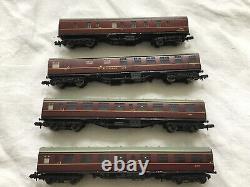 GRAHAM FARISH N GAUGE JOB LOT OF 4x VARIOUS MK1 MAROON COACHES BOXED