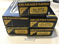 GRAHAM FARISH N GAUGE JOB LOT OF 5x BR MK1 BRAKE GANGWAY COACHES CRIMSON & CREAM