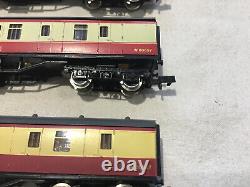 GRAHAM FARISH N GAUGE JOB LOT OF 5x BR MK1 BRAKE GANGWAY COACHES CRIMSON & CREAM