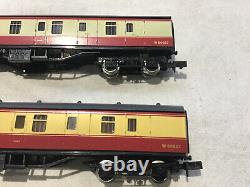 GRAHAM FARISH N GAUGE JOB LOT OF 5x BR MK1 BRAKE GANGWAY COACHES CRIMSON & CREAM