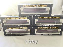 GRAHAM FARISH N GAUGE JOB LOT OF 5x MK1 57' SUBURBAN CRIMSON COACHES BOXED