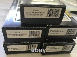 GRAHAM FARISH N GAUGE JOB LOT OF 5x MK1 57' SUBURBAN CRIMSON COACHES BOXED