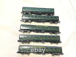 GRAHAM FARISH N GAUGE JOB LOT OF 5x VARIOUS MK1 GREEN COACHES BOXED