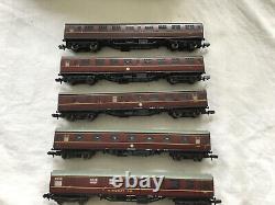 GRAHAM FARISH N GAUGE JOB LOT OF 5x VARIOUS MK1 MAROON COACHES BOXED