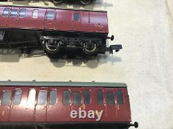 GRAHAM FARISH N GAUGE JOB LOT OF 5x VARIOUS MK1 SUBURBAN CRIMSON COACHES