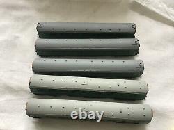 GRAHAM FARISH N GAUGE JOB LOT OF 5x VARIOUS SR GREEN BULLEID COACHES -RENUMBERED