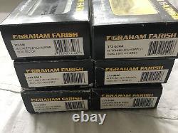 GRAHAM FARISH N GAUGE JOB LOT OF 6x 373-506/A COAL SECTOR glw HEA HOPPER WAGONS