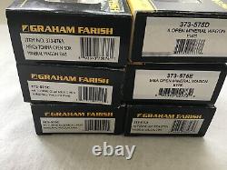 GRAHAM FARISH N GAUGE JOB LOT OF 6x VARIOUS EWS MINERAL WAGONS