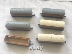 GRAHAM FARISH N GAUGE JOB LOT OF 6x VARIOUS TEAK 4 WHEEL COACHES UNBOXED