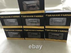 GRAHAM FARISH N GAUGE JOB LOT OF 7x 377-055 J SKINNER 5 PLANK WAGONS