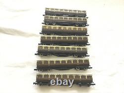 GRAHAM FARISH N GAUGE JOB LOT OF 7x VARIOUS CHOC & CREAM SUBURBAN COACHES