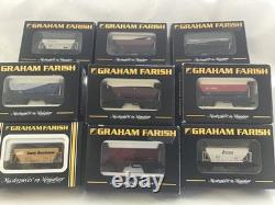 GRAHAM FARISH N GAUGE JOB LOT OF 9x VARIOUS MODERN HOPPER WAGONS BOXED