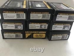 GRAHAM FARISH N GAUGE JOB LOT OF 9x VARIOUS MODERN HOPPER WAGONS BOXED