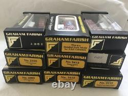 GRAHAM FARISH N GAUGE JOB LOT OF 9x VARIOUS WAGONS BOXED
