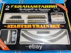 GRAHAM FARISH N GAUGE STARTER TRAIN SET No 8548 PRAIRIE CLASS PASSENGER SET