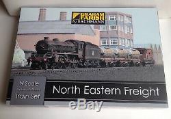 GRAHAM FARISH N Gauge, 370-090 NORTH EASTERN FREIGHT TRAIN SET Mint, Boxed