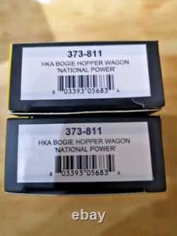 GRAHAM FARISH N Gauge 373-811 HKA BOGIE HOPPER WAGON'NATIONAL POWER' LIVERY x 2