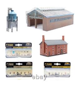 G. Farish/ Hornby'n' Gauge Lot Of 6 Assorted Buildings & Figure Packs