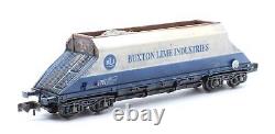 G. Farish'n' Gauge 377-101 Rake Of 4'buxton Lime' Jga Hopper Wagons Weathered