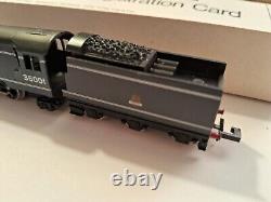 Graham Farish 1507 N Gauge Locomotive Merchant Navy BR Blue 35001 Boxed + Cert
