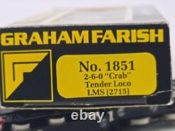 Graham Farish 1851 N Gauge Crab Loco No. 2715 LMS Lined Black Boxed