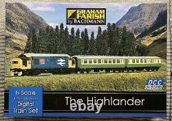 N Gauge Digital Train Starter Set Graham Farish 370-048 The Highlander 